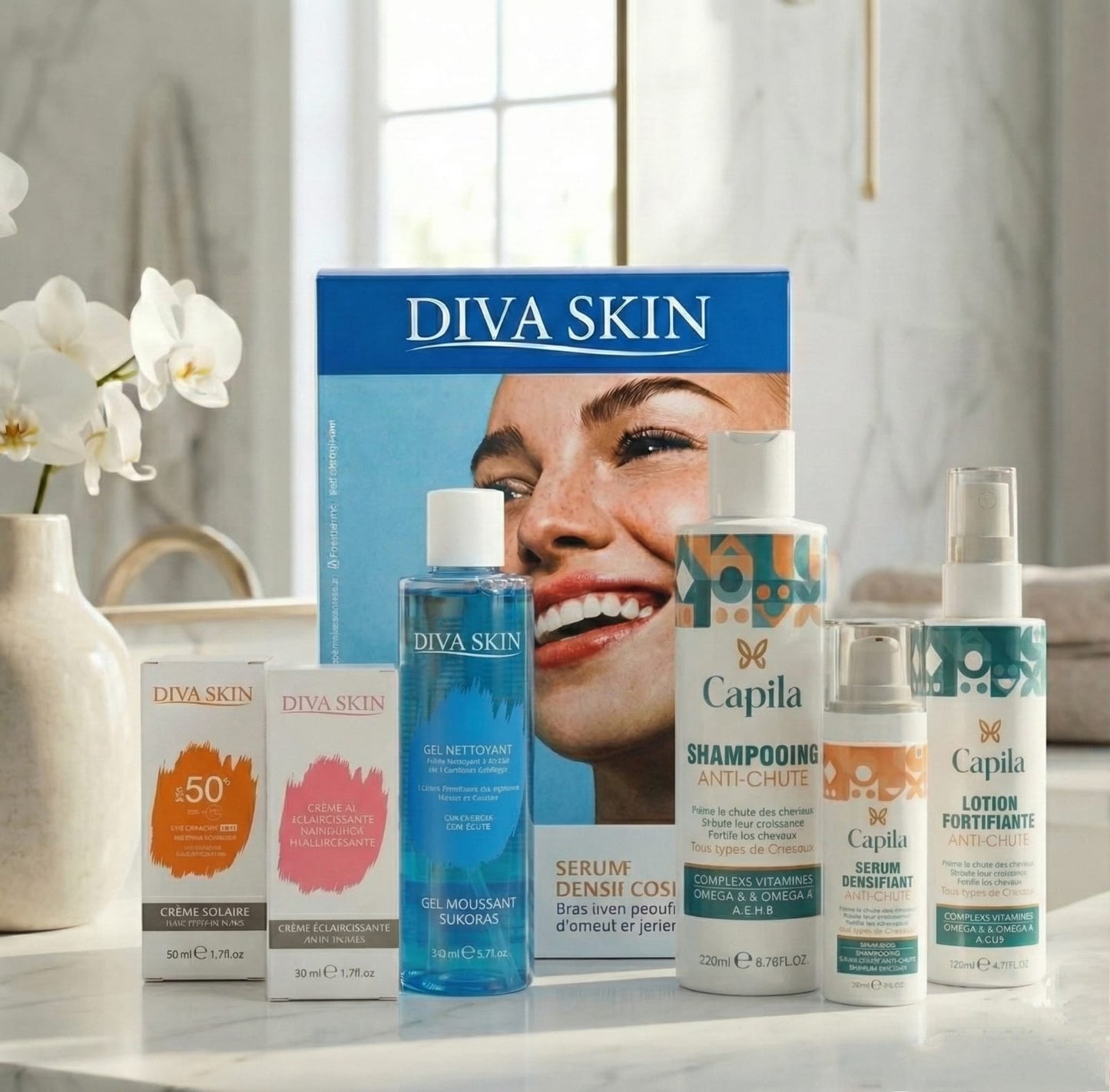 Routine Cheveux Anti-Chute & Éclat du Visage